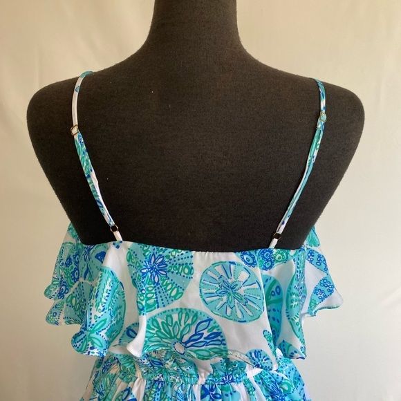 NWOT Lilly Pulitzer for Target Satin Flounce Dre - Picture 6 of 8